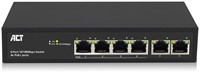 ACT AC4430 6-Poorts 10/100Mbps Switch | 4x PoE+ poorten-3