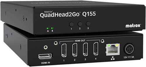 Matrox QuadHead2Go Q155 Multi-Monitor Controller Appliance / Q2G-H4K-2