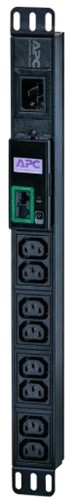 APC Easy PDU EPDU1016M, Metered, 1U, 16A, 230V, (8x)C13, C20 stekker