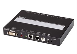 ATEN 1-Lokaal/Op Afstand Delen en Toegang Enkele poort DVI KVM over IP-schakelaar