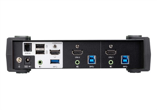 Aten 2-poorts USB 3.0 4K HDMI KVMP™ Schakelaar met Audiomixer-modus-2