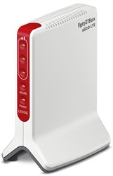 FRITZ!Box Box 6820 LTE International draadloze router Gigabit Ethernet Single-band (2.4 GHz) 3G 4G Rood, Wit