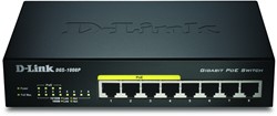 D-Link DGS-1008P/E L2 Power over Ethernet (PoE) Zwart netwerk-switch