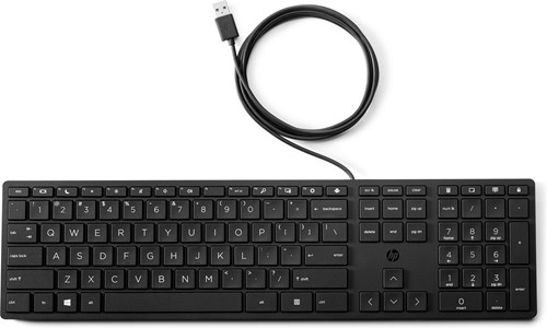 HP 320K toetsenbord USB QWERTY Engels Zwart-2