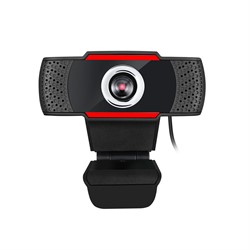 Adesso CyberTrack H3 webcam 1,3 MP 1280 x 720 Pixels USB 2.0 Zwart, Rood