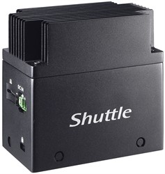 Shuttle EDGE EN01J3 LPDDR4-SDRAM J3355 Intel® Celeron® 4 GB 64 GB eMMC Mini PC Zwart