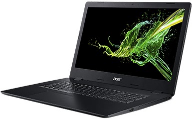 Acer Aspire A317-52-351G Notebook Zwart 43,9 cm (17.3") 1600 x 900 Pixels / Intel® 10de generatie Core™ i3 / 4 GB DDR4-SDRAM / 256 GB SSD / Wi-Fi 5 (802.11ac) / Windows 10 Pro Tijdelijk met 8GB RAM-3