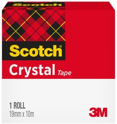 Plakband Scotch Crystal 600 19mmx10m