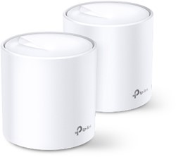 TP-LINK Deco X20 (2-pack) draadloze router Gigabit Ethernet Dual-band (2.4 GHz / 5 GHz) Wit