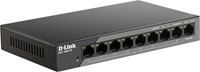 D-Link DSS-100E-9P netwerk-switch Unmanaged Fast Ethernet (10/100) Power over Ethernet (PoE) Zwart-2