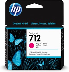 HP 712 29 ml inktcartridge voor DesignJet, magenta