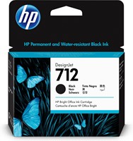 HP 712 80 ml inktcartridge voor DesignJet, zwart-2