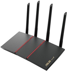 ASUS RT-AX55 draadloze router Gigabit Ethernet Dual-band (2.4 GHz / 5 GHz) Zwart