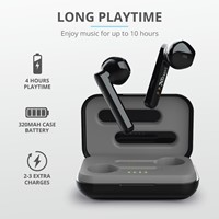 Trust Primo Touch - Stijlvolle draadloze oortjes - Bluetooth - Zwart-3