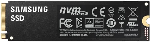 Samsung 980 PRO M.2 1000 GB PCI Express 4.0 V-NAND MLC NVMe-2