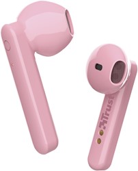 Trust Primo Touch - Stijlvolle draadloze oortjes - Bluetooth - Roze