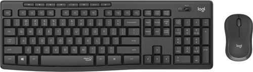 Logitech MK295 toetsenbord RF Draadloos QWERTY US International Zwart-3