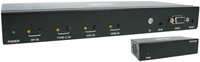 Tripp Lite B320-4X1-MHE-K audio/video extender AV-zender & ontvanger Zwart