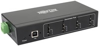 Tripp Lite U223-004-IND-1 interface hub USB 2.0 Type-B 480 Mbit/s Zwart