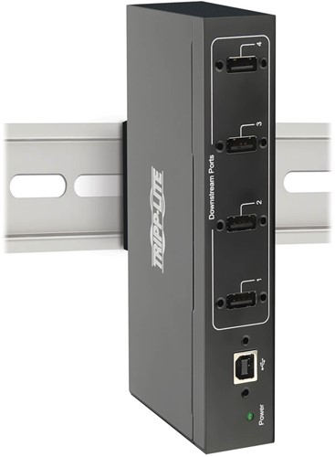 Tripp Lite U223-004-IND-1 interface hub USB 2.0 Type-B 480 Mbit/s Zwart-2