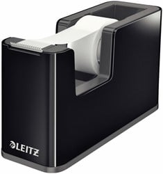 Plakbandhouder Leitz duokleur zwart/grijs