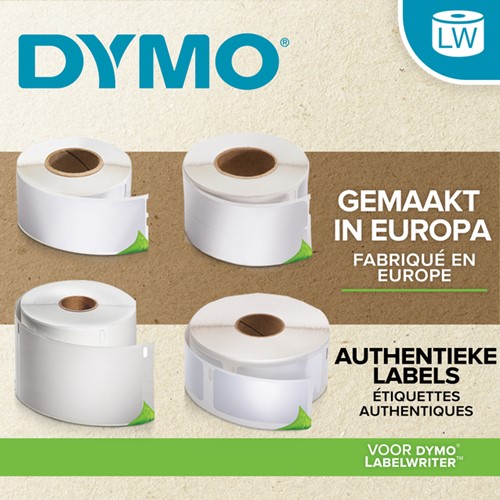 Etiket Dymo LabelWriter naamkaart ordner 59x190mm 1 rol á 110 stuks wit-2