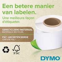 Etiket Dymo LabelWriter industrieel 25x89mm 2 rollen á 350 stuks wit-3