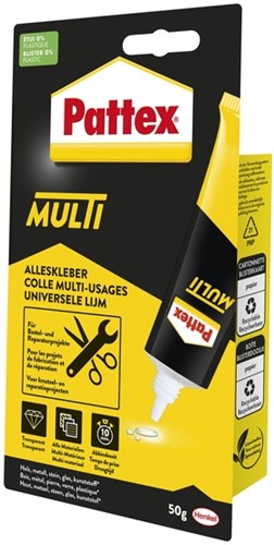 Alleslijm Pattex Multi tube 50gram op blister-2