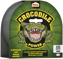Plakband Pattex Crocodile duct tape 50mmx30m zilver