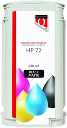 Inkcartridge Quantore alternatief tbv HP 72 C9403A mat zwart