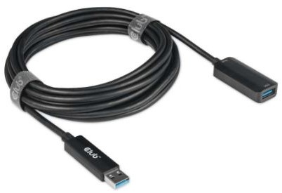 CLUB3D CAC-1411 USB-kabel 5 m USB 3.2 Gen 2 (3.1 Gen 2) USB A Zwart-3