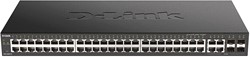 D-Link DGS-2000-52 netwerk-switch Managed L2/L3 Gigabit Ethernet (10/100/1000) 1U Zwart