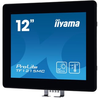 iiyama ProLite TF1215MC-B1 touch screen-monitor 30,7 cm (12.1") 1024 x 768 Pixels Multi-touch Zwart-3