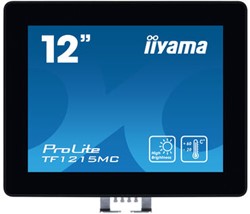 iiyama ProLite TF1215MC-B1 touch screen-monitor 30,7 cm (12.1") 1024 x 768 Pixels Multi-touch Zwart