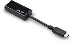 Acer HP.DSCAB.007 tussenstuk voor kabels USB Type-C HDMI Zwart