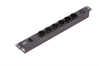 APC Easy PDU EPDU1010B-SCH, Basic, 1U, 10A, 230V, (6x)Schuko & (1x)C13, C14 stekker