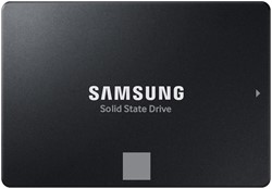 Samsung 870 EVO. SSD capaciteit: 2 TB, SSD-vormfactor: 2.5", Leessnelheid: 560 MB/s, Schrijfsnelheid: 530 MB/s