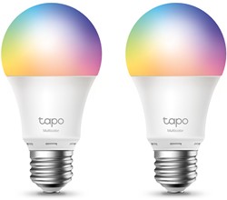 TP-Link Tapo L530E(2-pack) Intelligente verlichting 8,7 W Metallic, Wit Wi-Fi