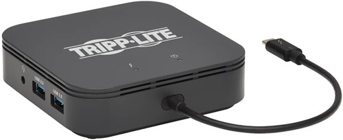 Tripp Lite MTB3-DOCK-04 notebook dock & poortreplicator Bedraad Thunderbolt 3 Zwart