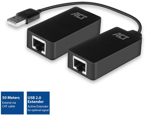 ACT AC6063 USB Extender set over UTP, tot 50 meter-2