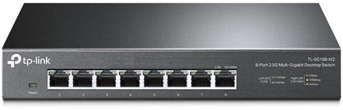 TP-LINK TL-SG108-M2 netwerk-switch Zwart