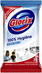 Sanitairreiniger Glorix 30 hygiene doekjes
