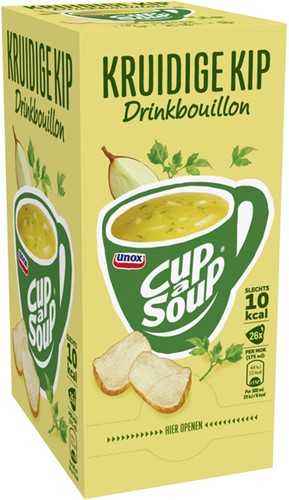 Cup-a-Soup Unox heldere bouillon kruidige kip 175ml-1