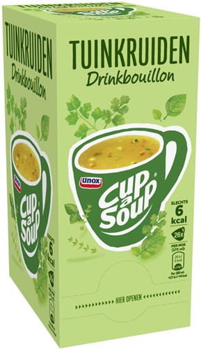 Cup-a-Soup Unox heldere bouillon tuinkruiden 26x175ml-1