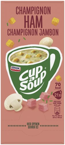 Cup-a-Soup Unox champignon ham 175ml-2