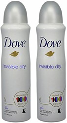 Deodorant Dove Invisible Dry 2x150ml