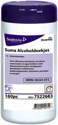 Reinigingsdoekjes Suma met alcohol inhoud 160 stuks