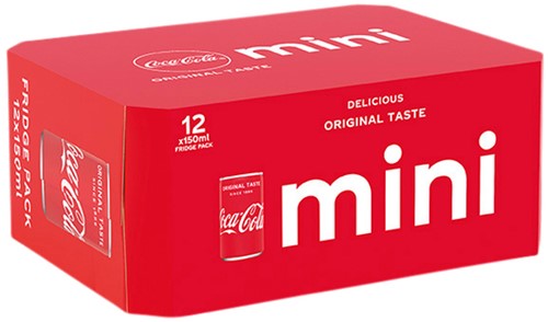 Frisdrank Coca Cola Regular blik 150ml-2