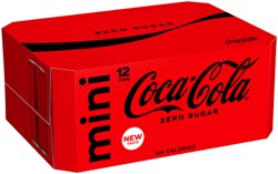 Frisdrank Coca Cola zero blik 150ml