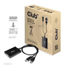 CLUB3D CAC-1010-A video kabel adapter 0,6 m DisplayPort DVI-D + USB